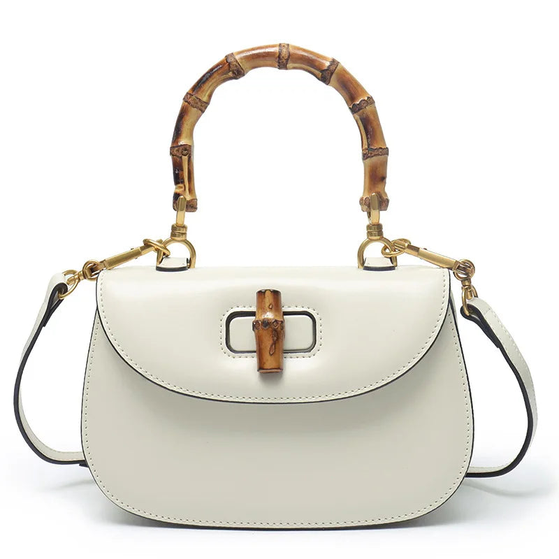 The Hayden Bamboo Top-Handle Bag