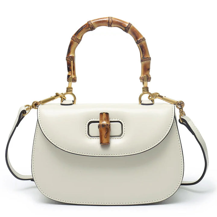 The Hayden Bamboo Top-Handle Bag