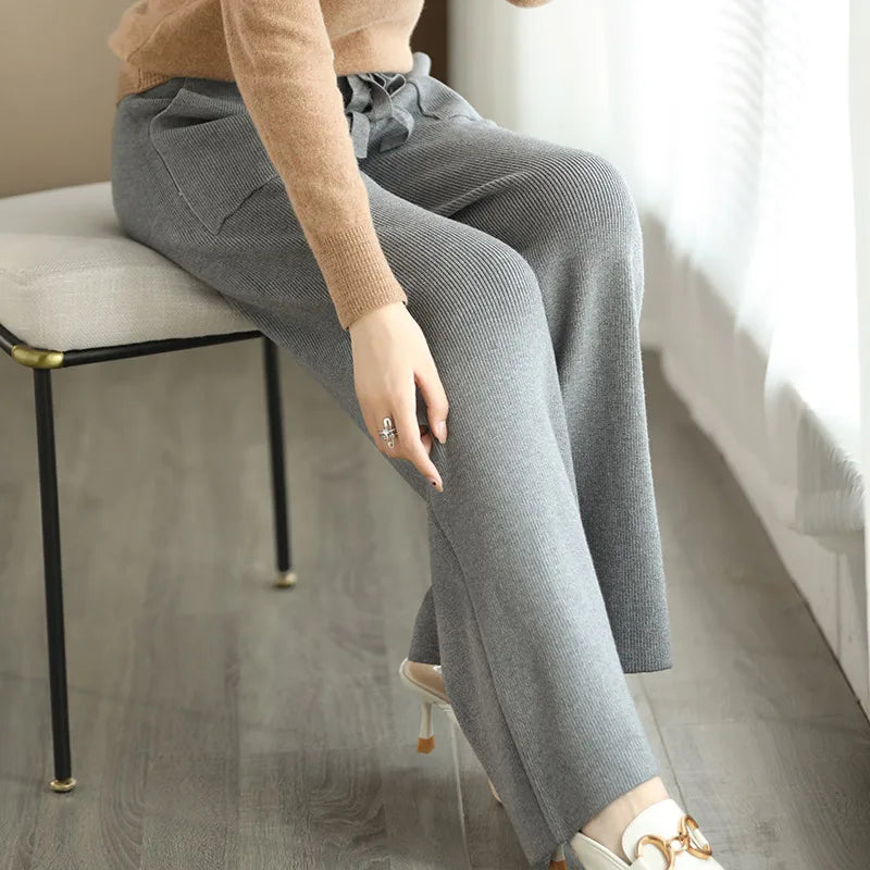The Megan Wool Knit Pant
