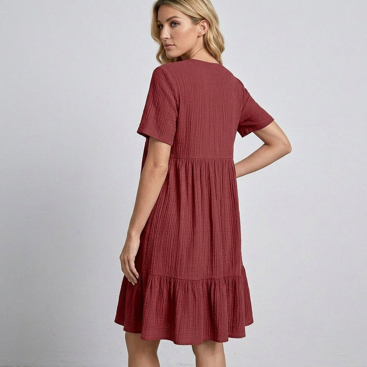 Brooke Tiered Ruffle Mini Dress