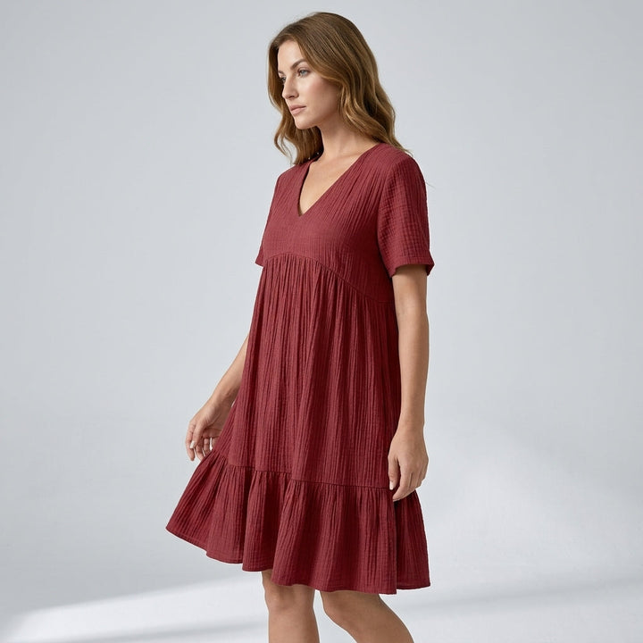 Brooke Tiered Ruffle Mini Dress