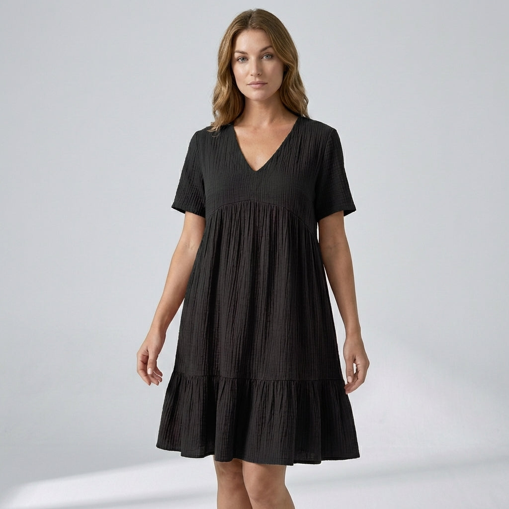 Brooke Tiered Ruffle Mini Dress