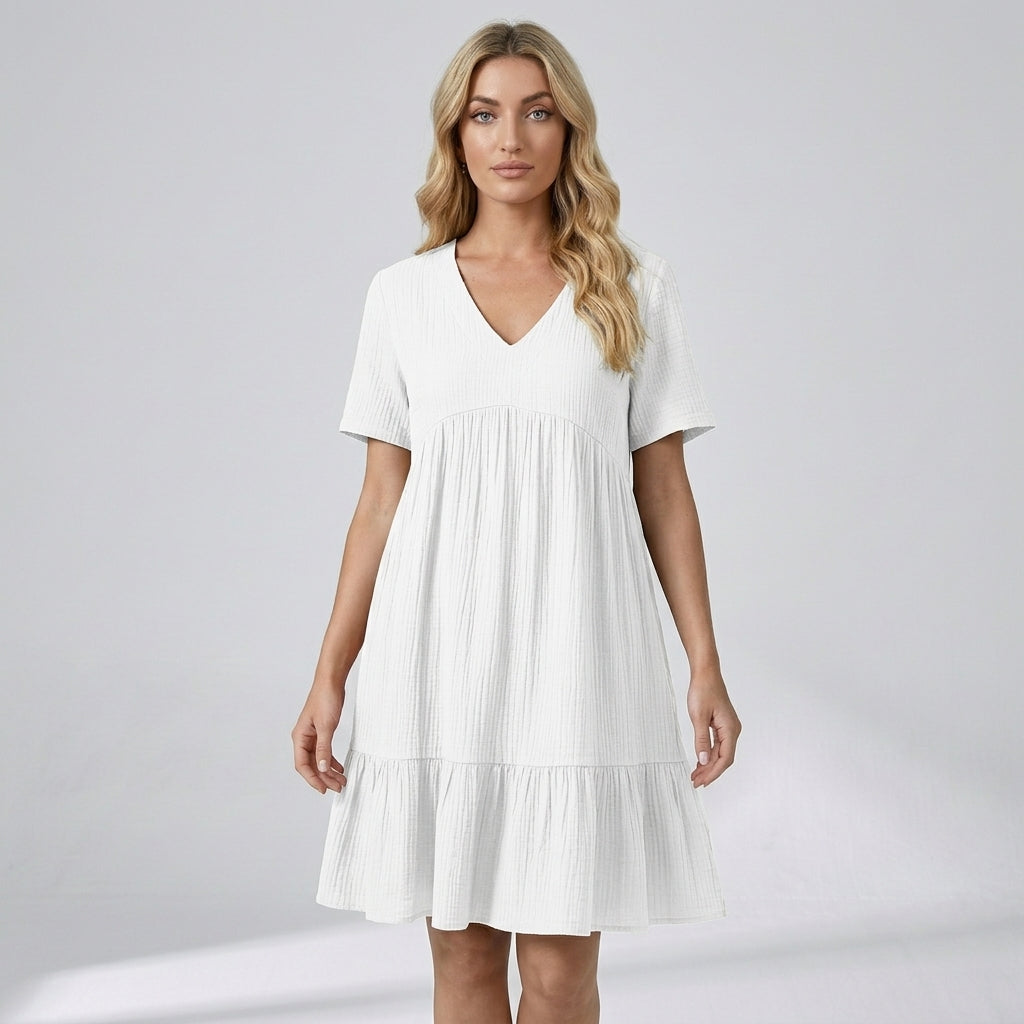 Brooke Tiered Ruffle Mini Dress