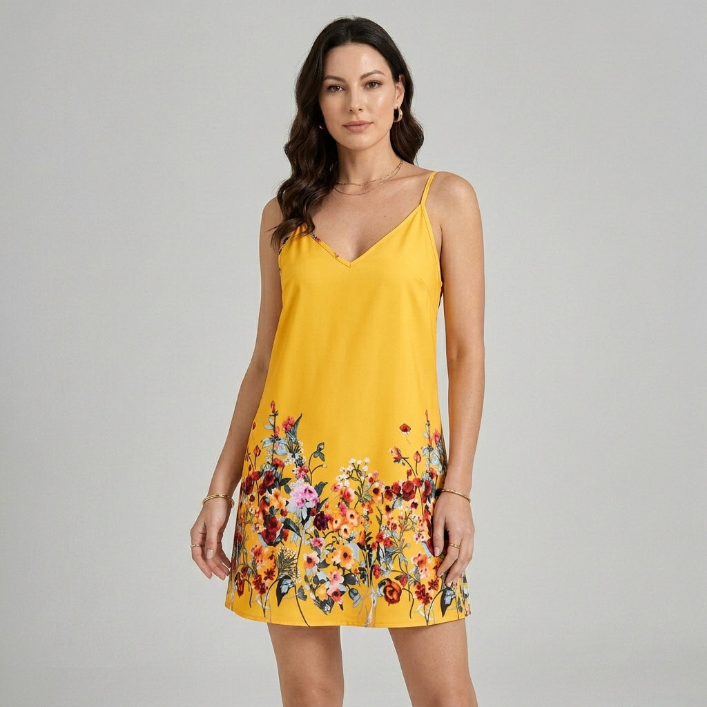 Paige Tropical Print Mini Dress