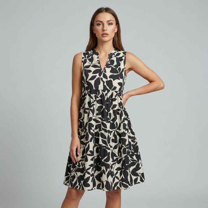 Nicole Tiered Babydoll Mini Dress
