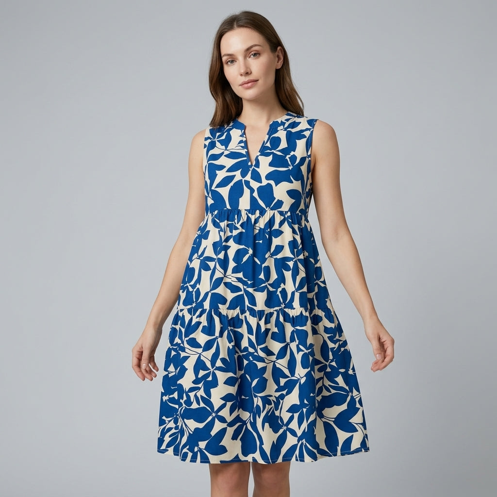 Nicole Tiered Babydoll Mini Dress