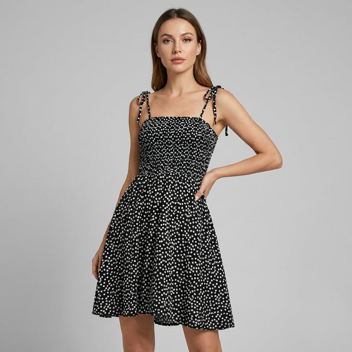 Lauren Smocked Mini Dress