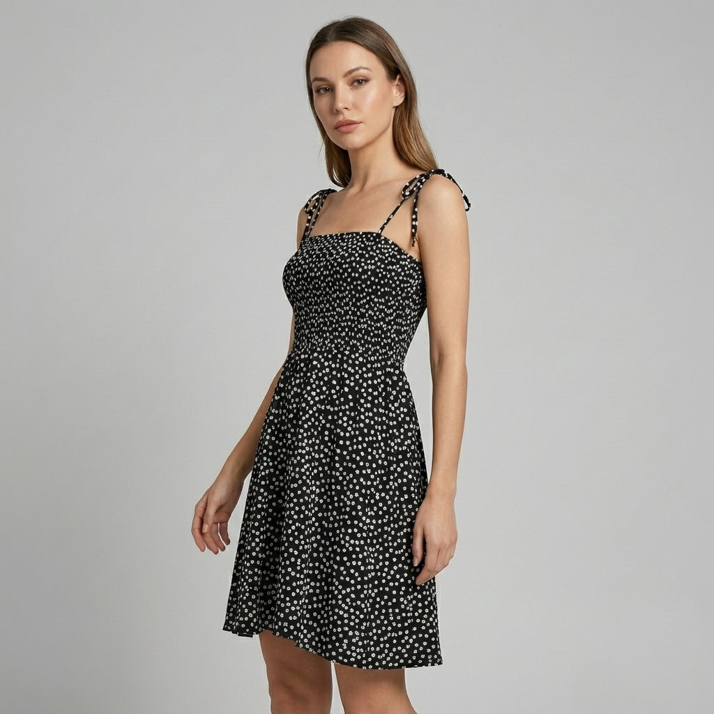 Lauren Smocked Mini Dress