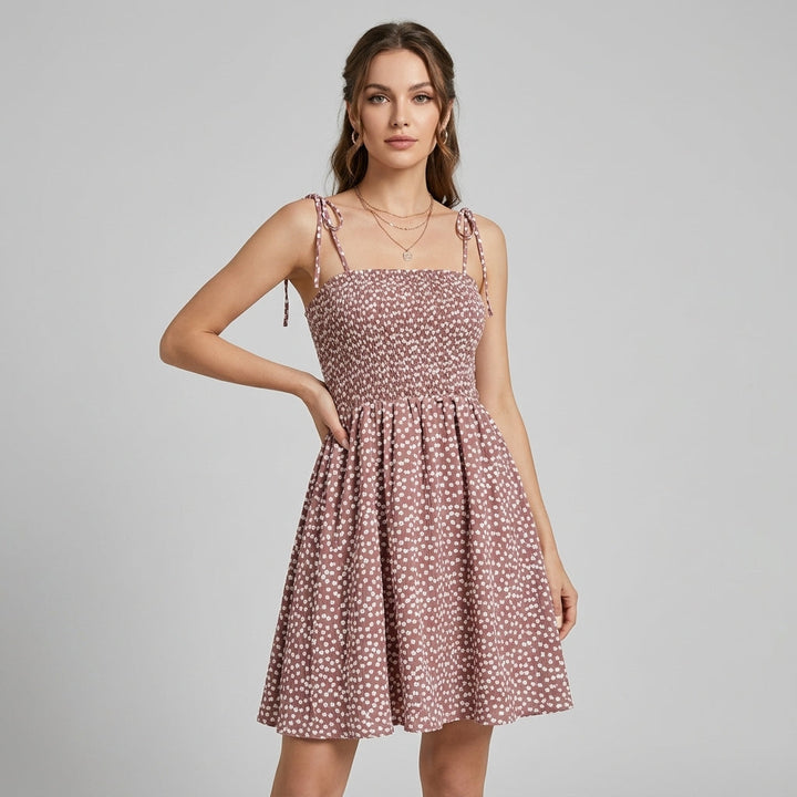 Lauren Smocked Mini Dress