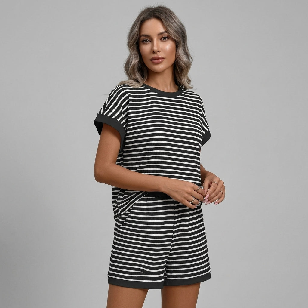 Ashley Striped Two-Piece Set