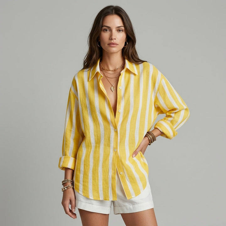 Shannon Striped Button-Down Shirt