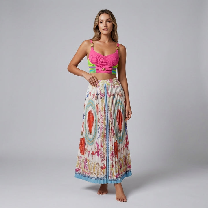 Natalie Pleated Two-Piece Set