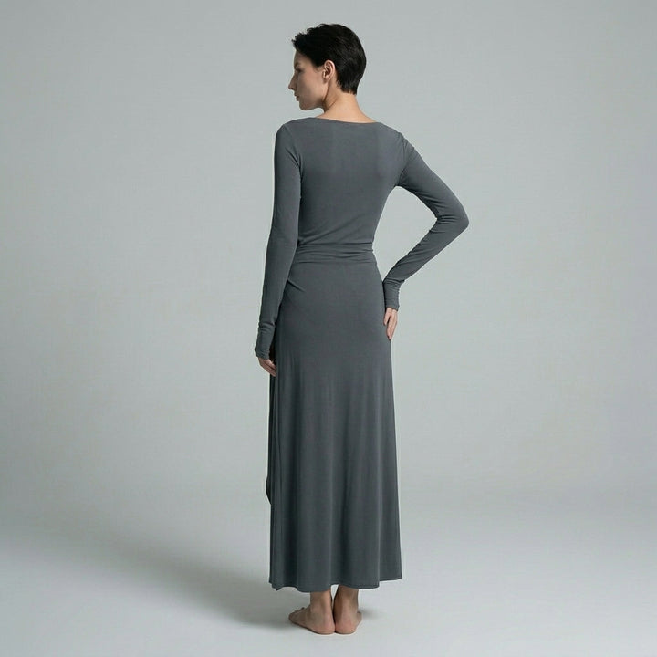 Lindsey Knotted Draped Maxi Dress