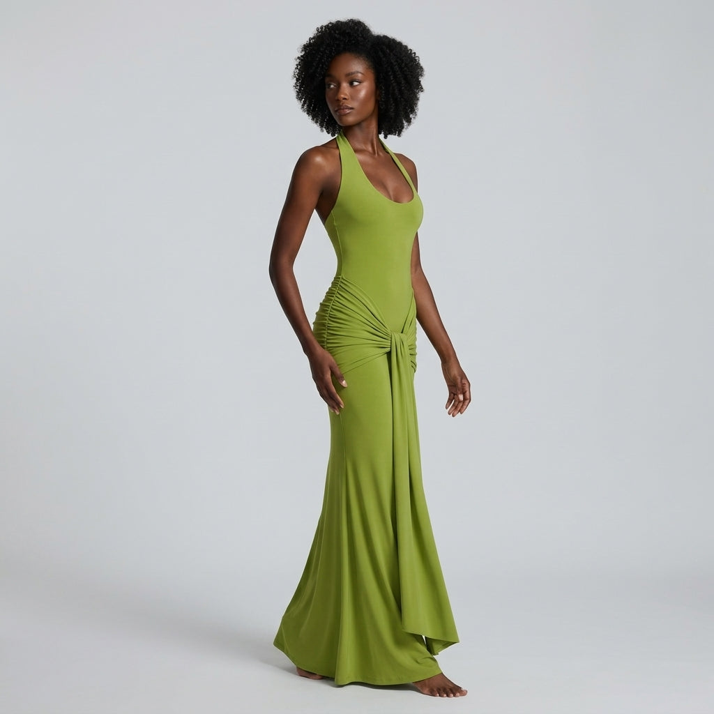 Jessica Halter Knot Maxi Dress