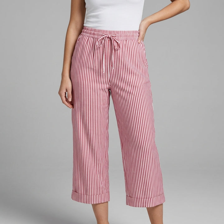 Grace Striped Wide-Leg Pants