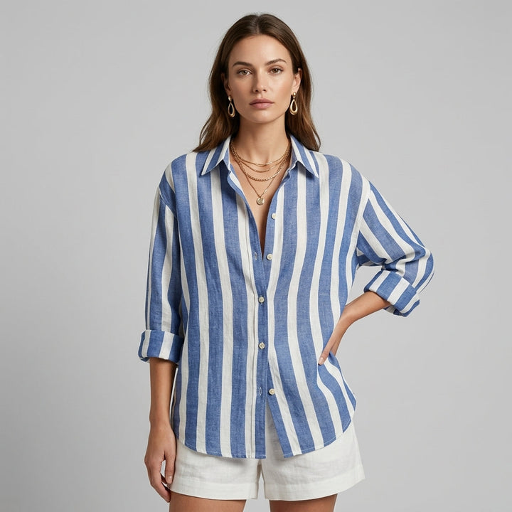 Shannon Striped Button-Down Shirt