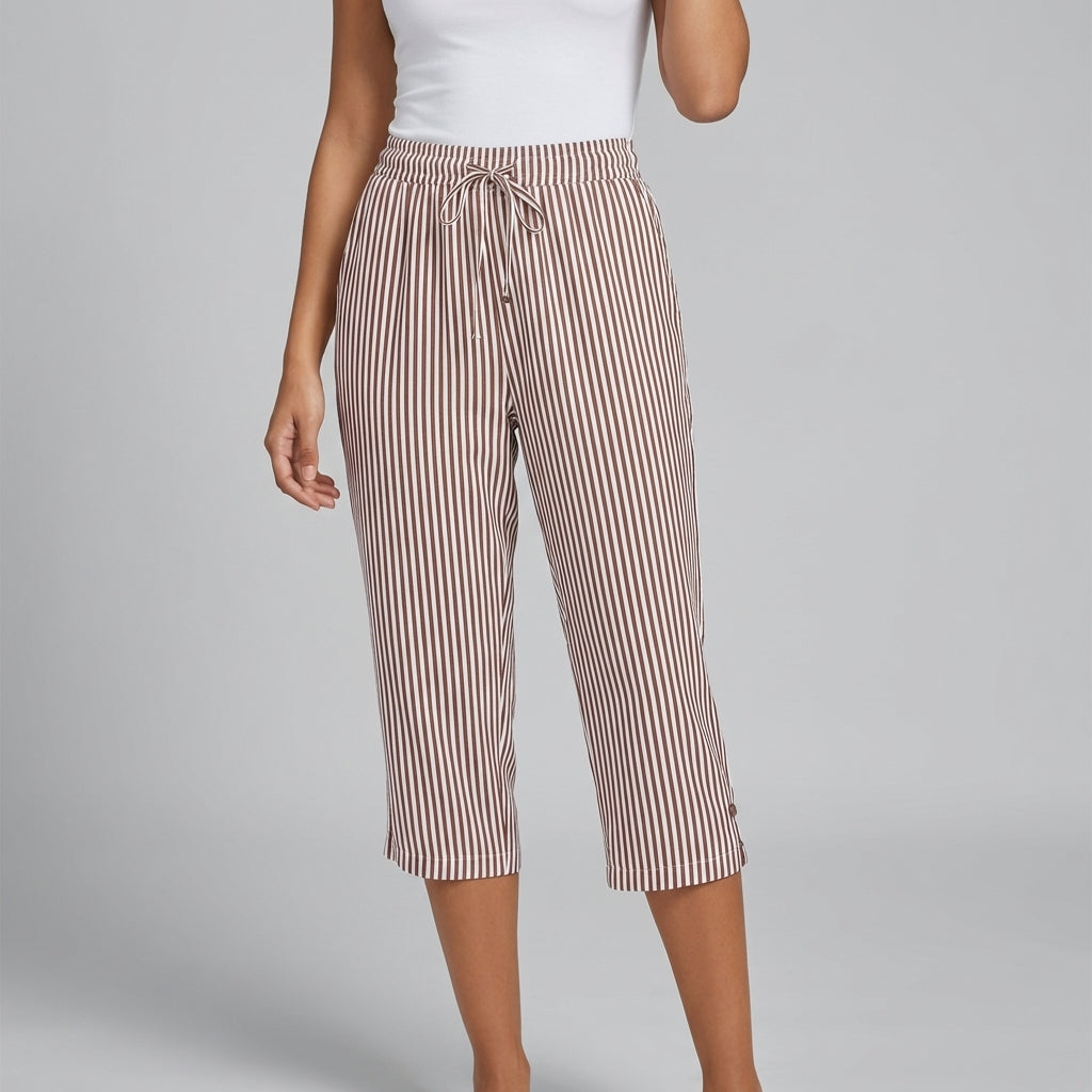 Grace Striped Wide-Leg Pants