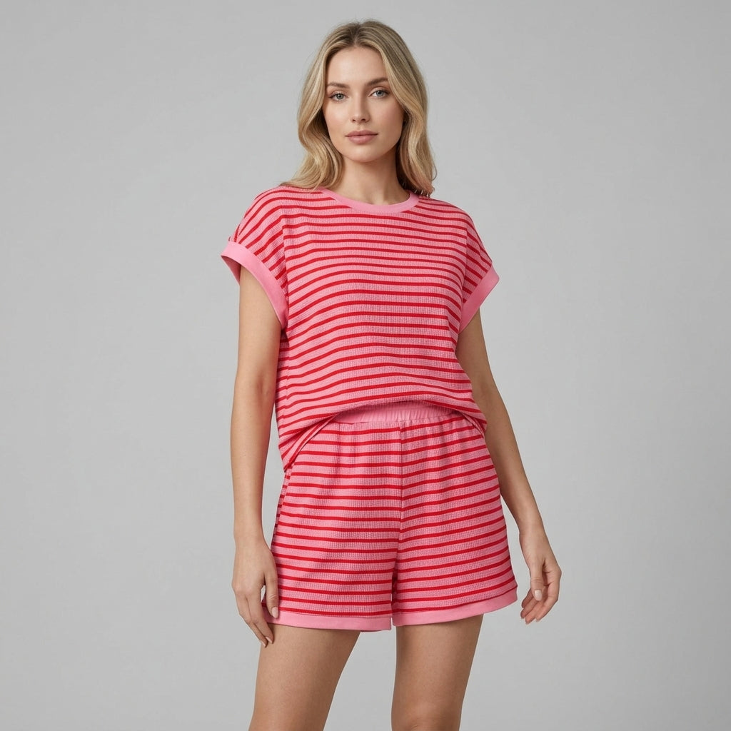 Ashley Striped Two-Piece Set