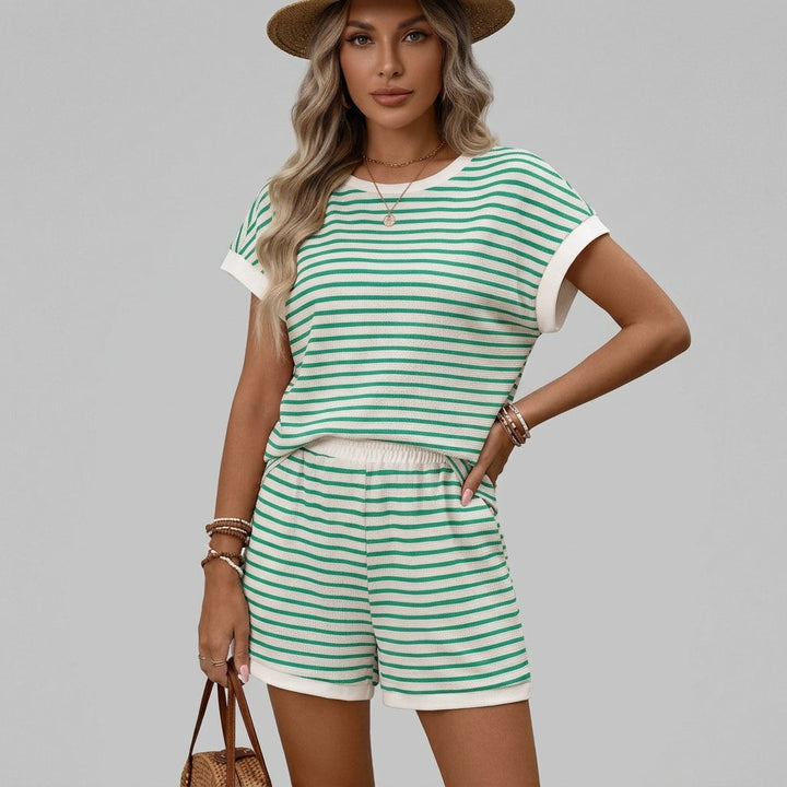 Ashley Striped Two-Piece Set