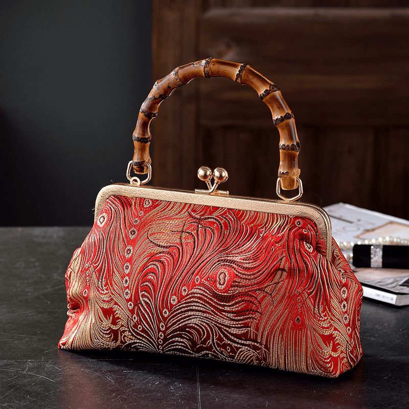 Brooke Bamboo Handle Purse