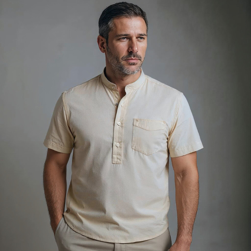 Devon Coastal Cotton-Linen Shirt