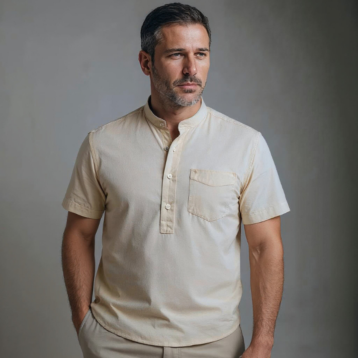Devon Coastal Cotton-Linen Shirt