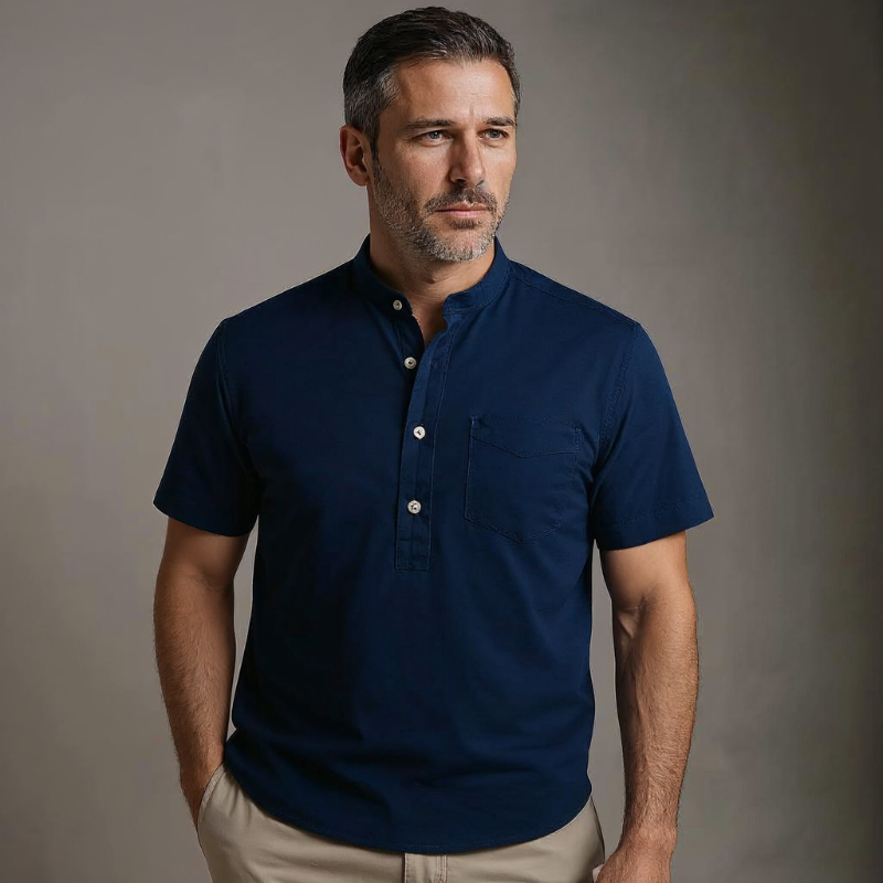 Devon Coastal Cotton-Linen Shirt