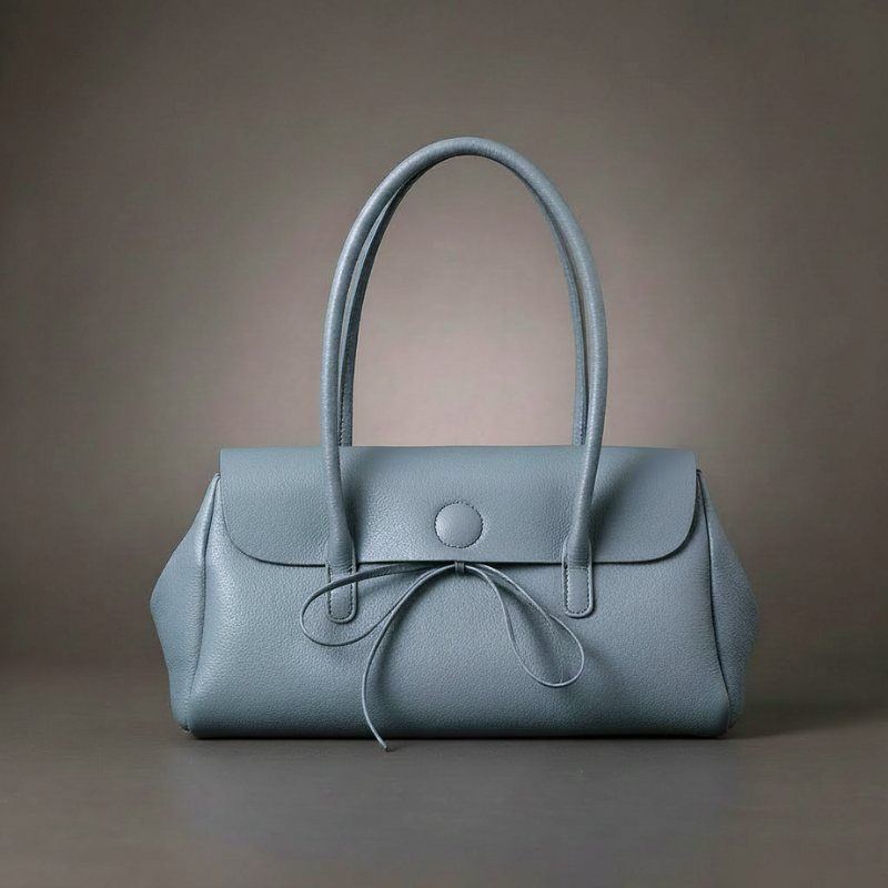 Shelby Bow Leather Handbag