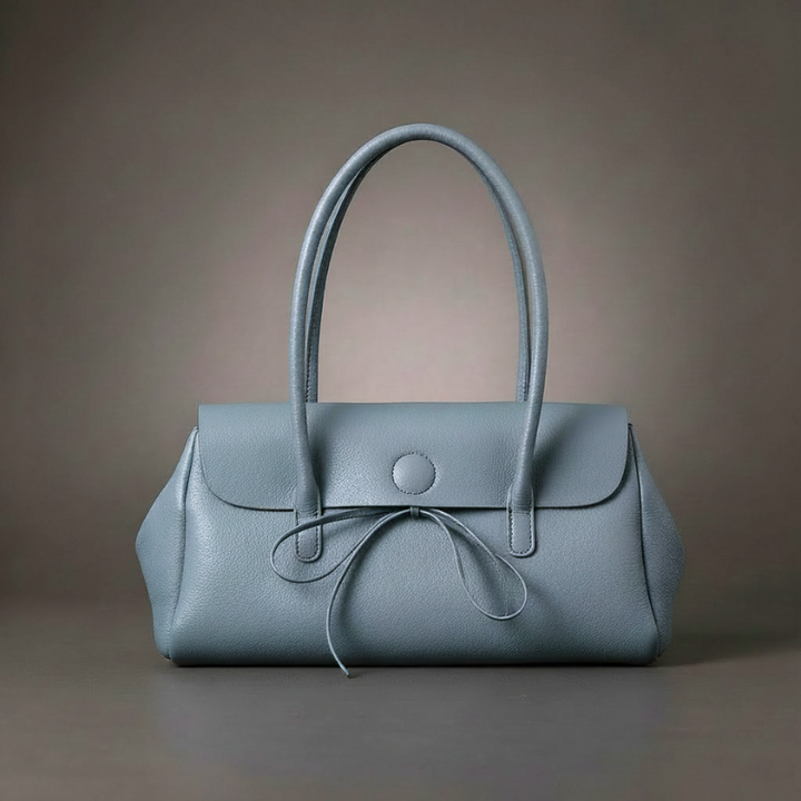 Shelby Bow Leather Handbag