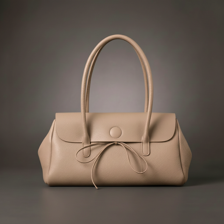 Shelby Bow Leather Handbag