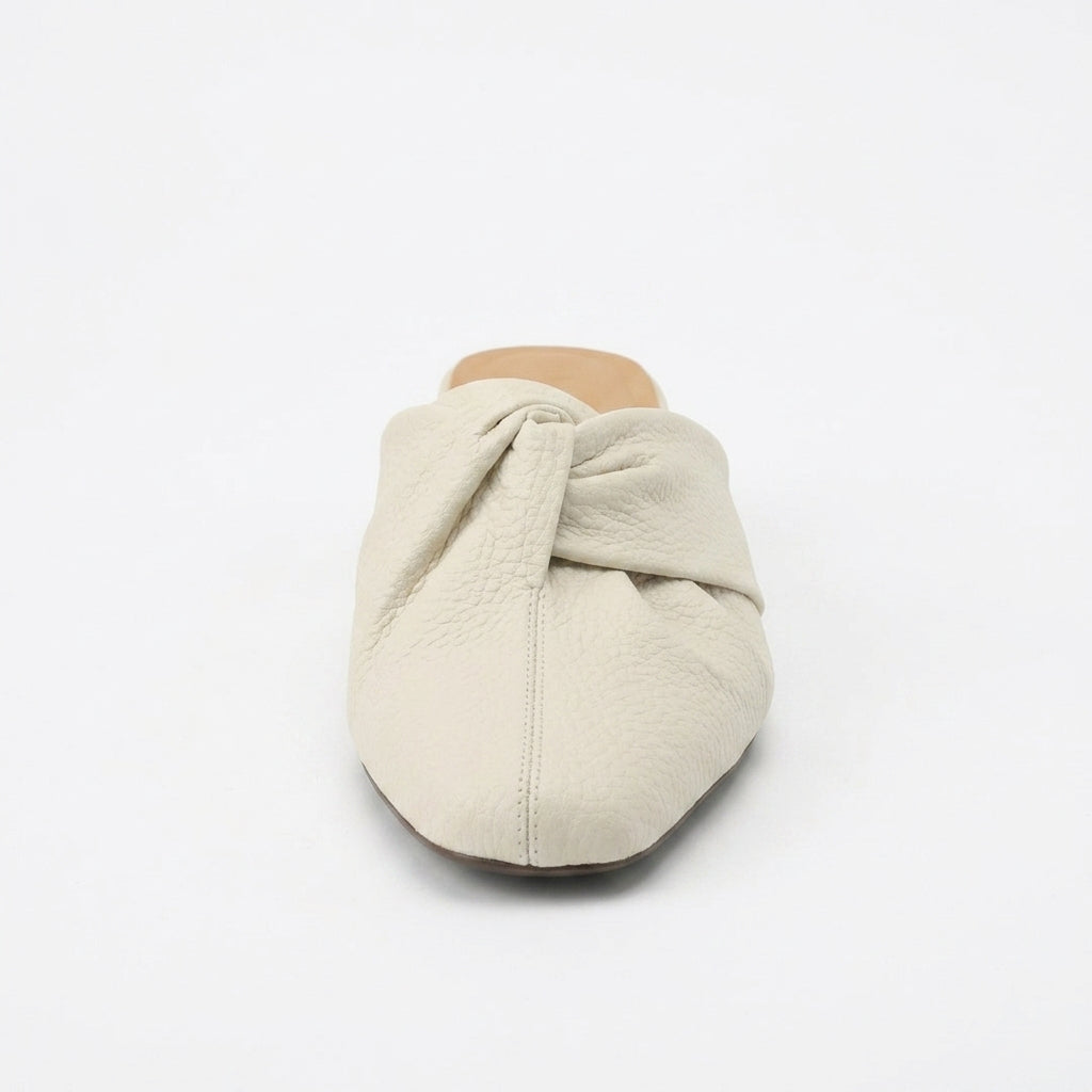 Stephanie Leather Twist Mule