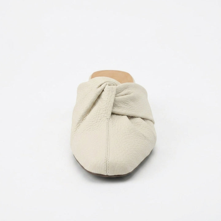 Stephanie Leather Twist Mule