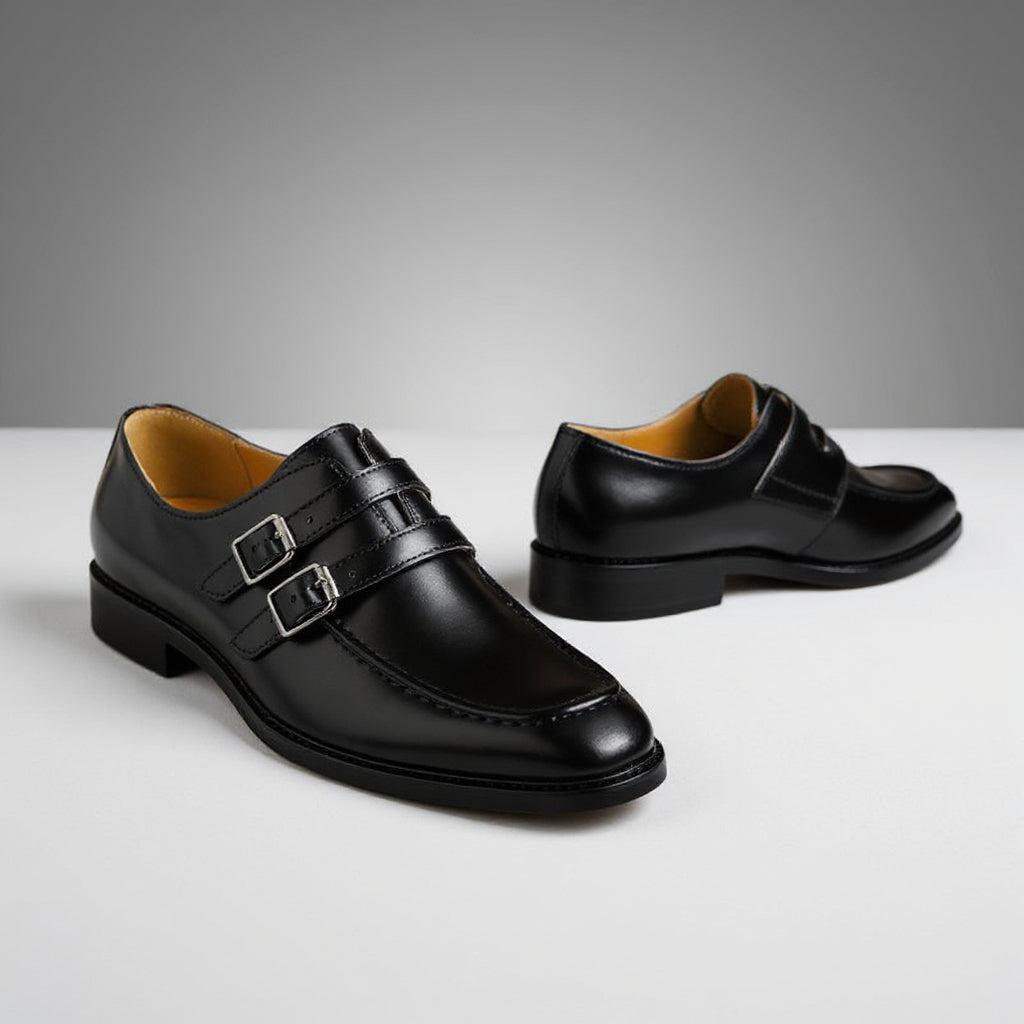Nathan Double Monk Strap Loafer