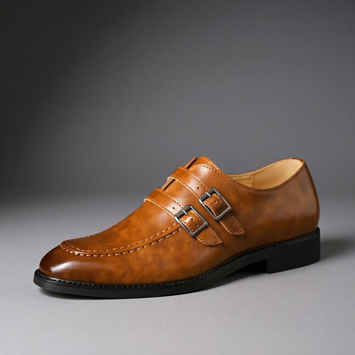 Nathan Double Monk Strap Loafer