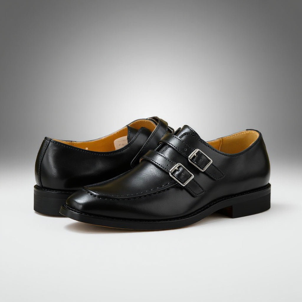 Nathan Double Monk Strap Loafer