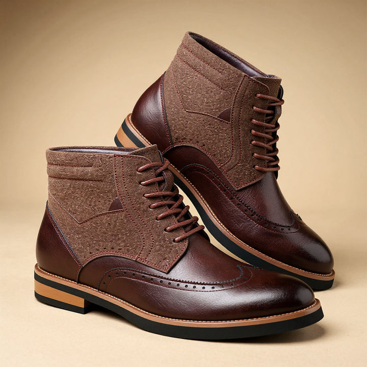 Heather Wingtip Boot