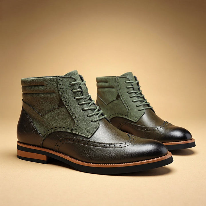 Heather Wingtip Boot