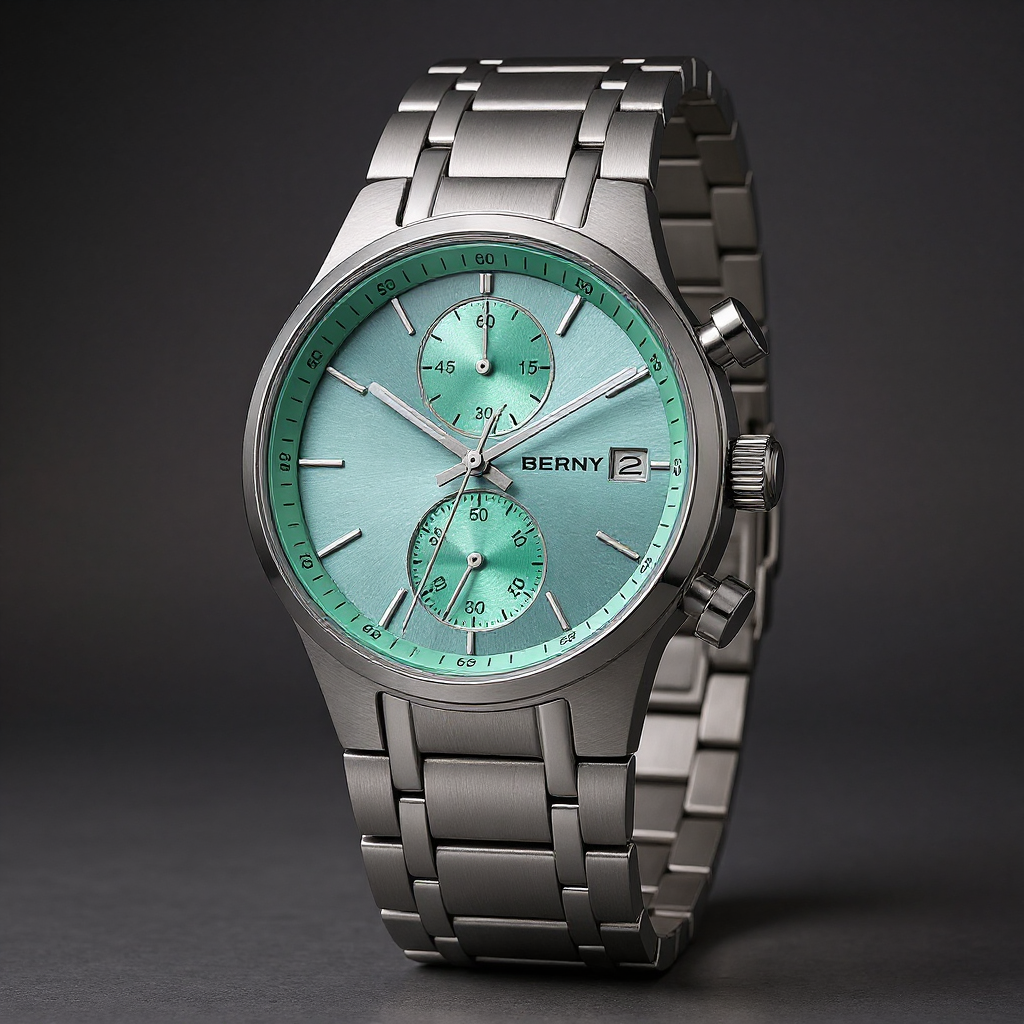 Sterling Chronograph Watch, 39mm