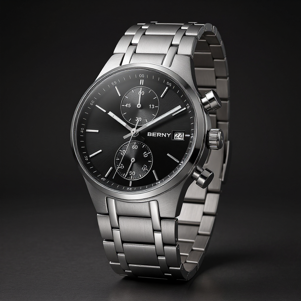 Sterling Chronograph Watch, 39mm