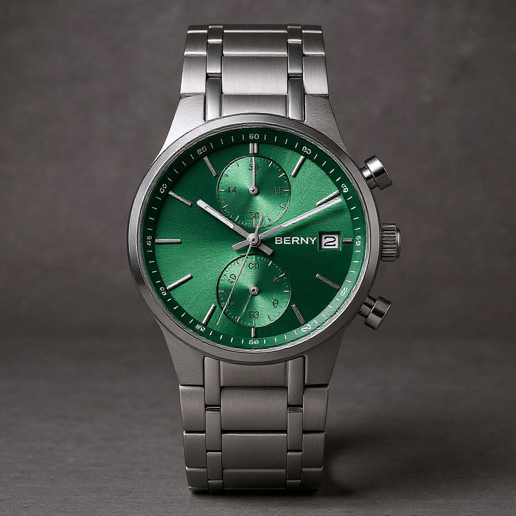 Sterling Chronograph Watch, 39mm