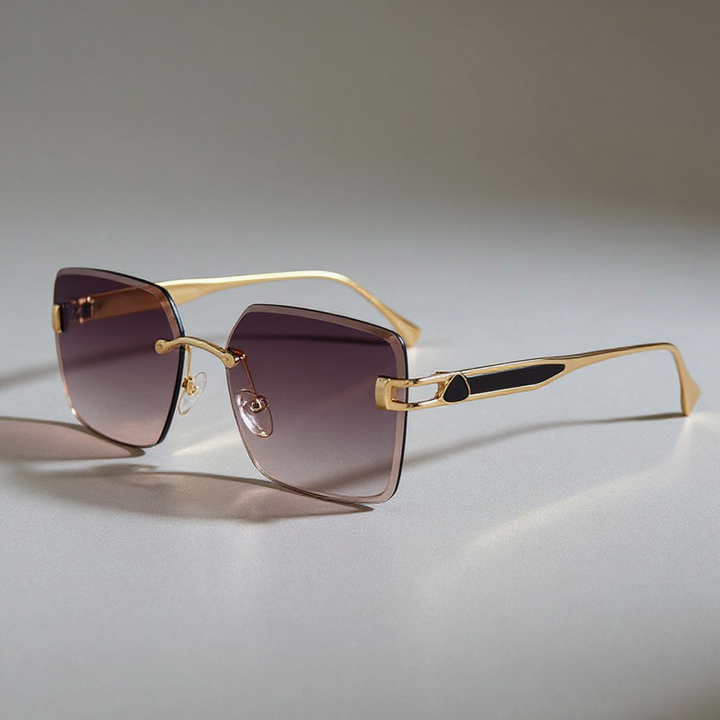 Peyton Rimless Sunglasses