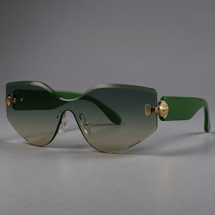 Grant Oversized Rimless Sunglasses