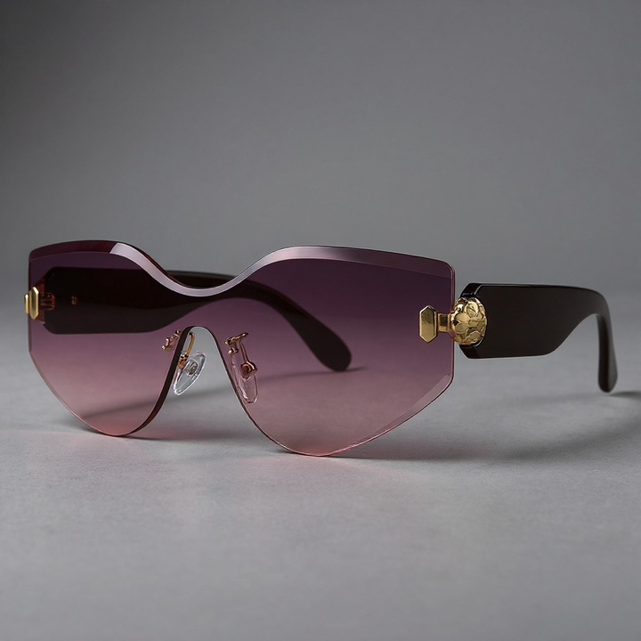 Grant Oversized Rimless Sunglasses
