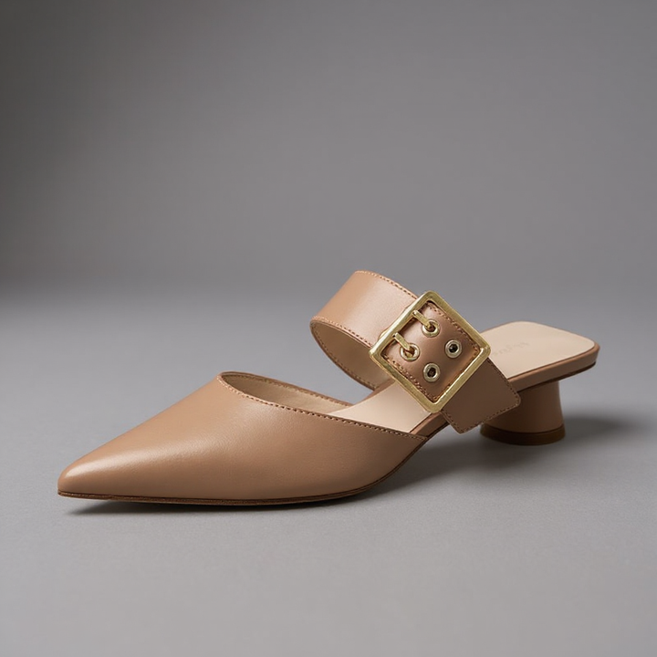 Natalie Buckle Mule
