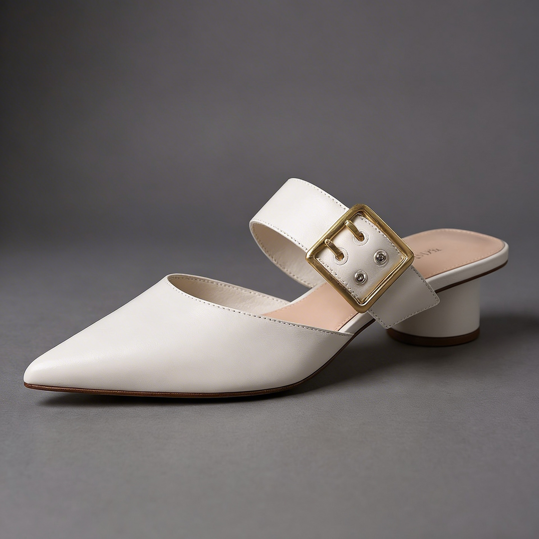 Natalie Buckle Mule