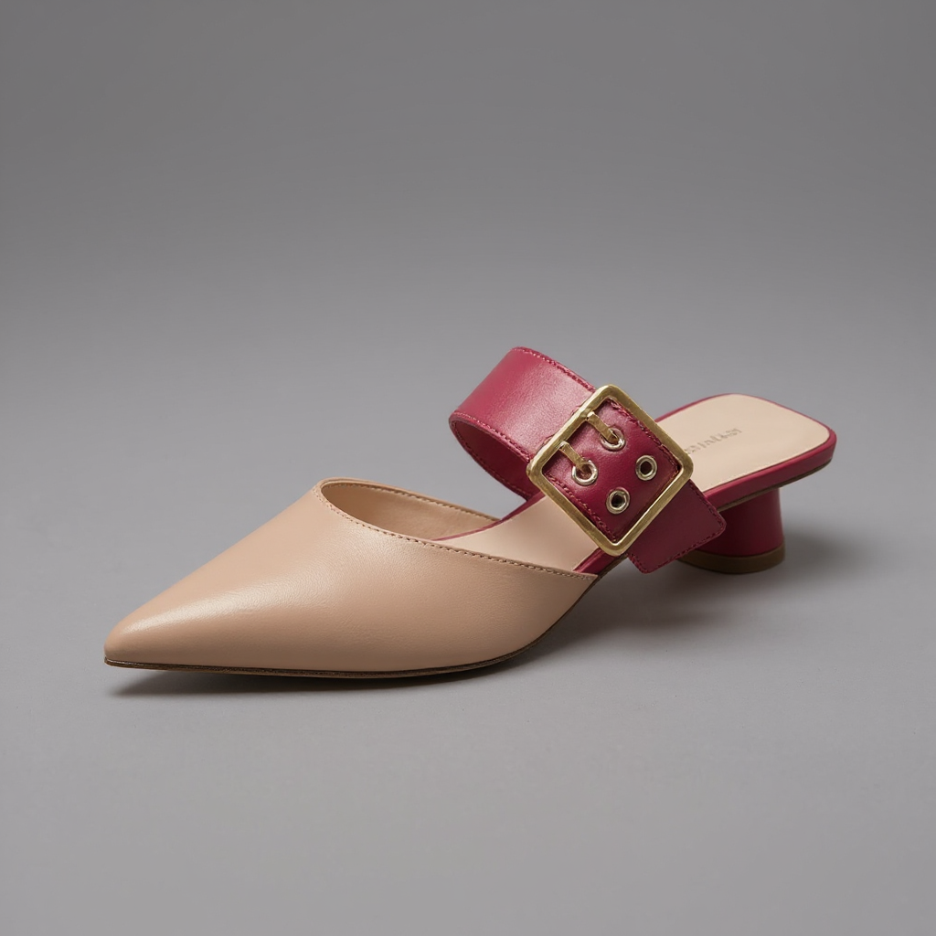 Natalie Buckle Mule