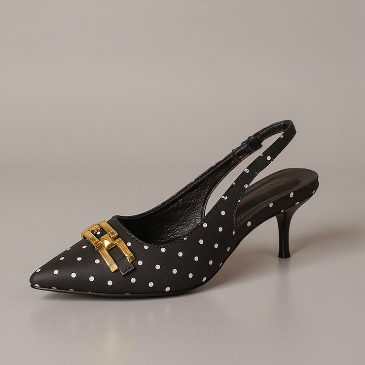 Stephanie Slingback Kitten Heel