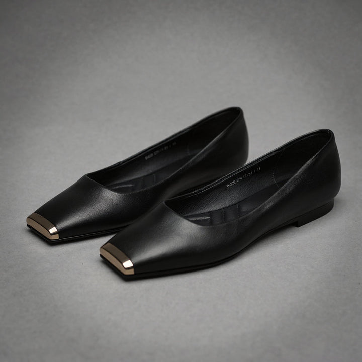 Nicole Gold Toe Ballet Flat