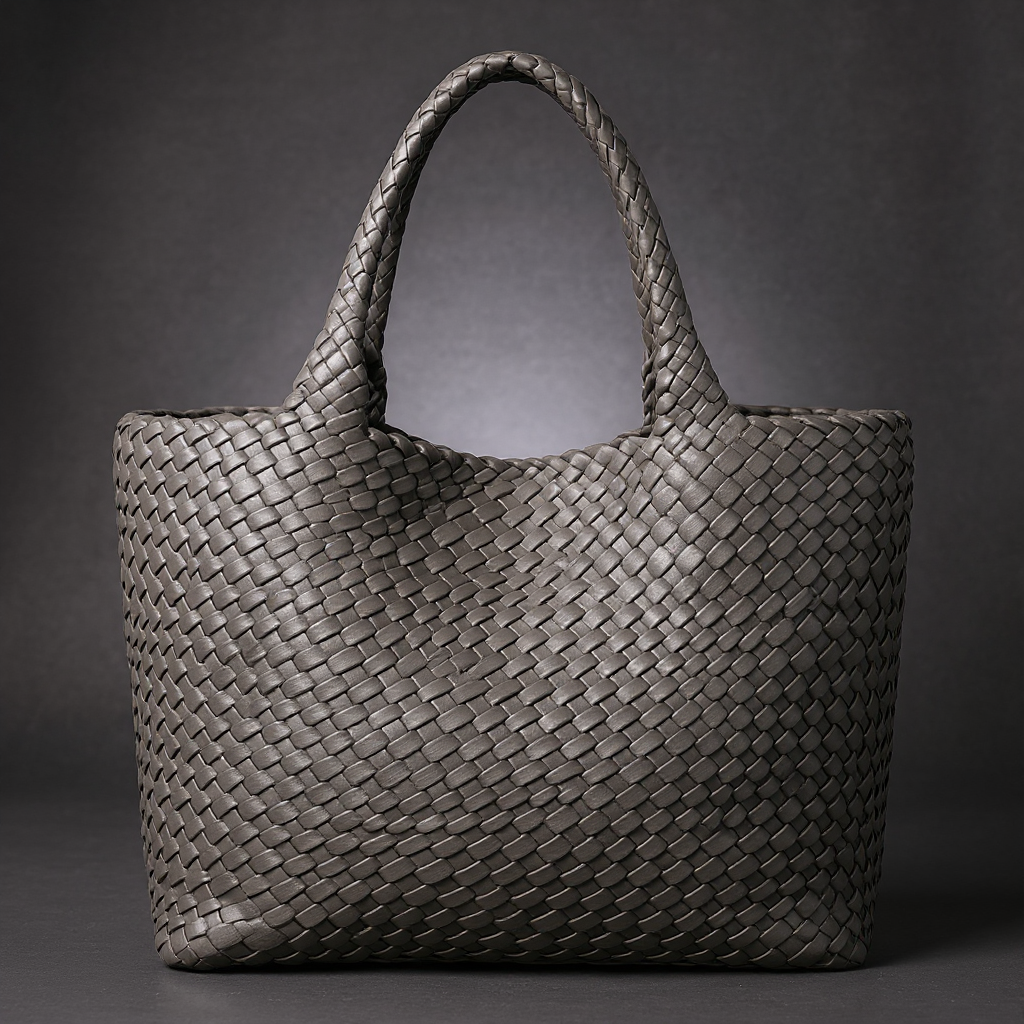 Summer Handwoven Leather Tote