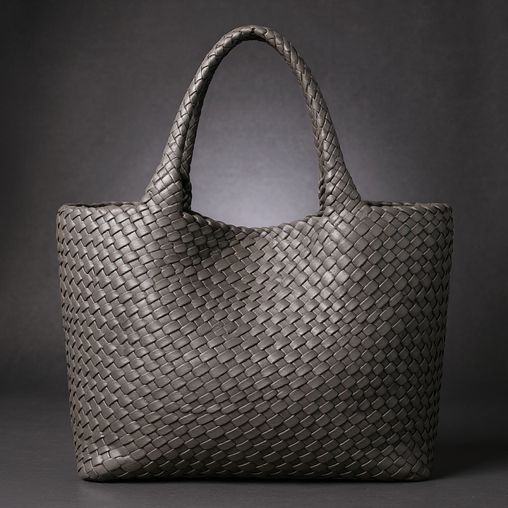 Summer Handwoven Leather Tote